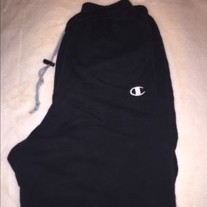 Black Champion Sweatpants